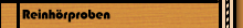Reinhörproben